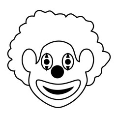 clown face icon image