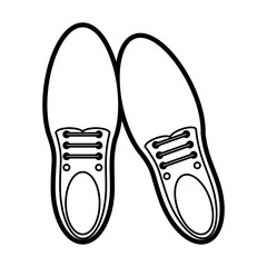 tied shoes icon image