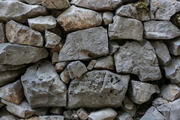 Old stone masonry