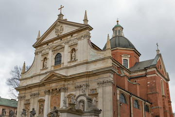 Fototapeta na wymiar Saints Peter and Paul Church in Krakow, Poland.