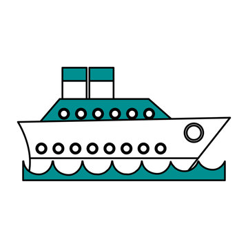 cruise ship icon image
