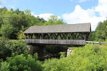 Packard Hill Covered Bridge in Lebanon, NH