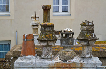 Schornsteine in Saint-Malo
