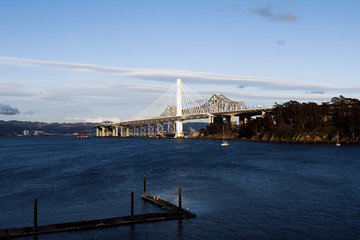 Old And New San Francisco Bay Bridge