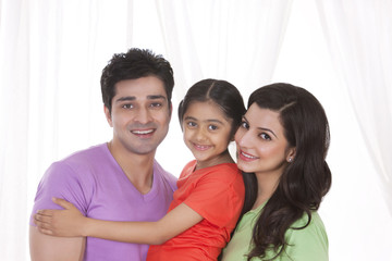 Fototapeta premium Portrait of family smiling