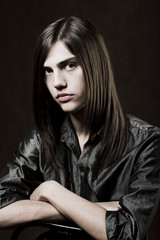 Naklejka premium Young handsome man