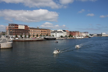 Fototapeta na wymiar Copenhagen City, Denmark, Scandinavia. Beautiful summer day