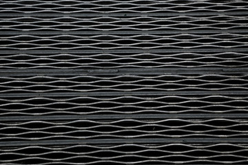 metal grid or grille background