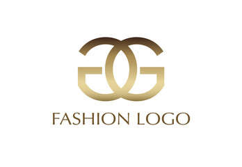 Vector - Abstract letter G Gold fashion logo design for beauty industry, fashion, jewelry design or similar business.