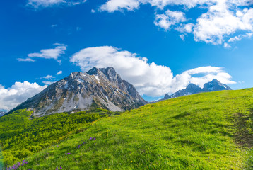 Picturesque Komovi Mountains are located in the east of Montenegro.