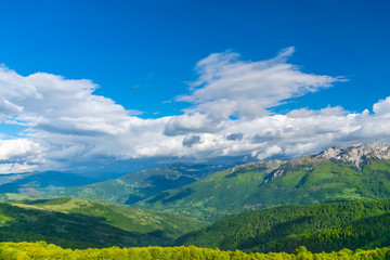 Picturesque Komovi Mountains are located in the east of Montenegro.