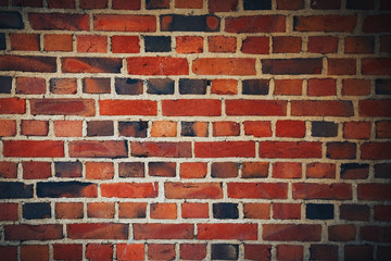 Old grunge brick wall background