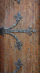 Belgian forged decorative door brown