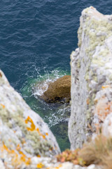 Rocky coast of the Penhir point in Brittany
