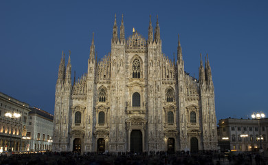 Fototapeta na wymiar Duomo Notturno
