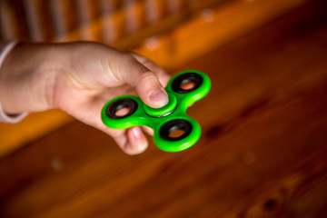 Spinner in the child's hands