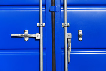Steel locks of cargo container
