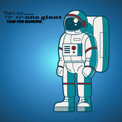 Cartoon Astronaut 