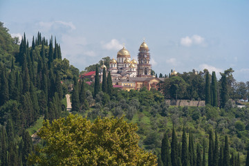 View to the New Athos Monastery of St. Simon the Zealot