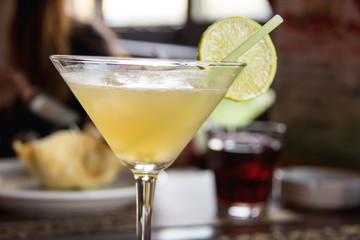 Refreshing summer cocktail