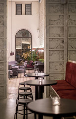 Restaurant in loft style