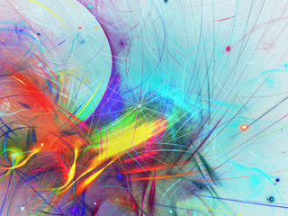 Abstract fractal background