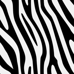 Vector seamless zebra texture