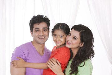 Obraz premium Portrait of family smiling
