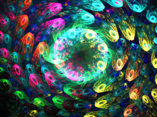 Abstract fractal background