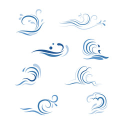 Fototapeta na wymiar water icons design