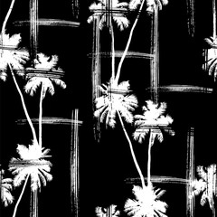 Naklejka premium palm beach background