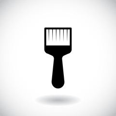 Paint brush isolated on white background. Vector illustration