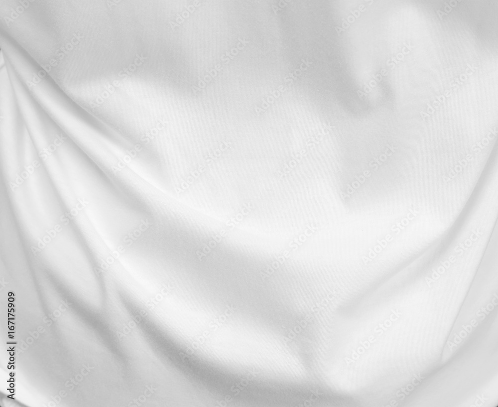 Canvas Prints white fabric texture background.