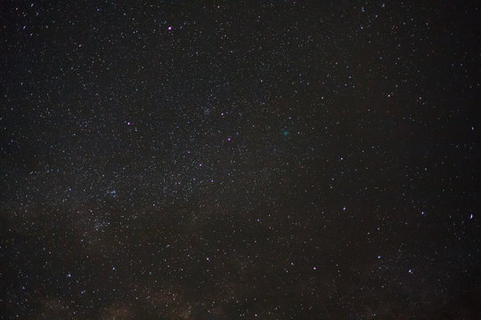 milky way galaxy with stars and space dust in the universe