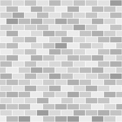 Brick wall pattern. Seamless vector brick background