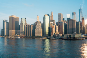 Fototapeta na wymiar New York City Sunrise 