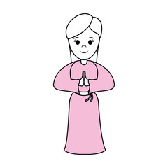 blessed holy virgin mary icon