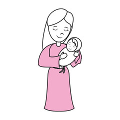 blessed holy virgin mary icon