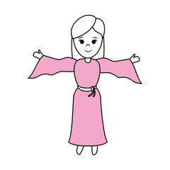 blessed holy virgin mary icon