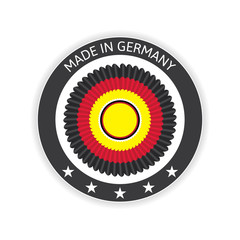 Fototapeta premium Made in Germany 100% - Siegel. 