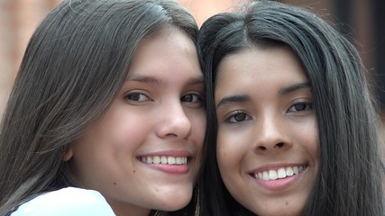 Fototapeta premium Smiling People Happy Teens