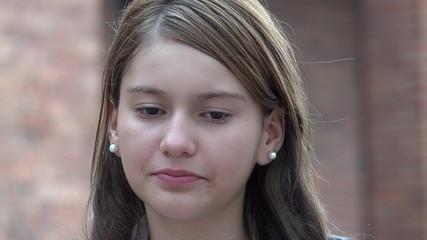 Fototapeta premium Sad Person Depressed Teen