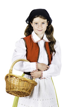 Girl with Her Basket