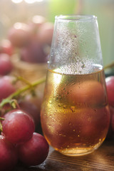 Grape juice in glass