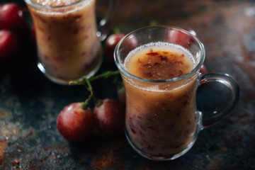 Grape lassi - made from fresh grapes