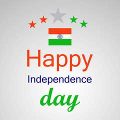 illustration of elements of India Independence day background