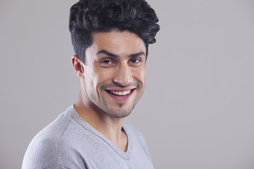 Portrait of man smiling