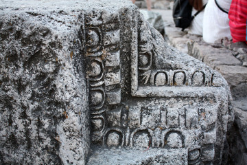 italy ancient stone column 