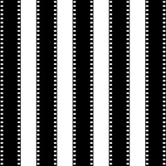 Seamless pattern of film strip. Vector background