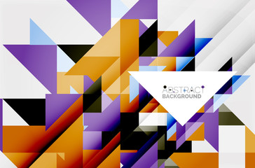 Triangle pattern design background